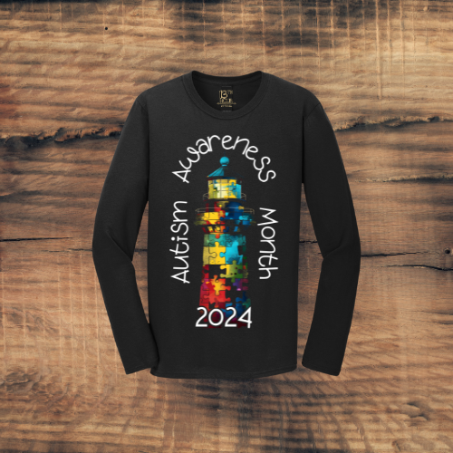 Autism Awareness Lighthouse Long Sleeve