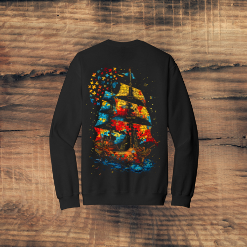 Autism Awareness Ship Long Sleeve