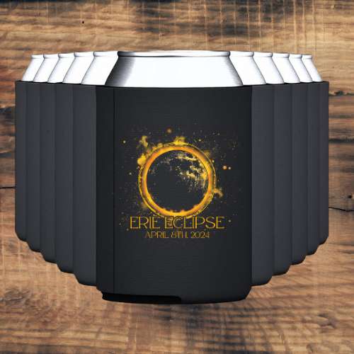 Erie Eclipse koozie