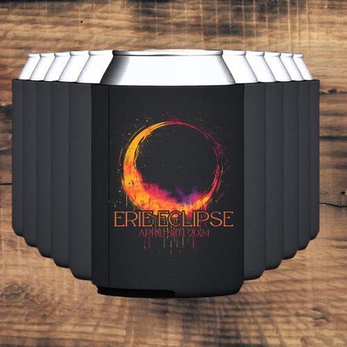 Erie Eclipse koozie