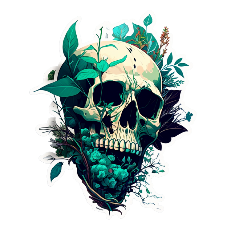 Floral Skull